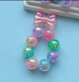 16mm Cracked Ombre Beads Mermaid Mix