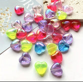 16mm Transparent Heart Beads Mix-R19