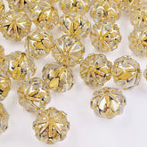 15mm Gold Lantern Beads-H8