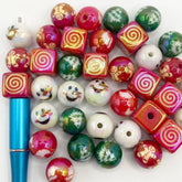 16mm Christmas Bead Mix