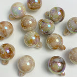 16mm Marbled Pendant Beads (Mix and Single Color)