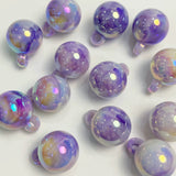 16mm Marbled Pendant Beads (Mix and Single Color)