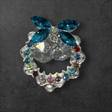 24mm Alloy Rhinestone Garland Beads