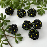 18mm Fancy Clay Daisy and Stone Beads (Brights)