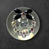 24mm Alloy Rhinestone Garland Beads