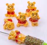 Pooh Bear 3D Focal Beads