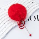 Beadable PomPom Keychain