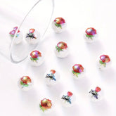 16mm I Love You Roses AB Beads Mix-C12