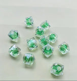 8mm Double Layer Hexagon Small Acrylic (Single Colors)