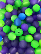 16mm Frosted Cat Eye Peacock Colors-B1