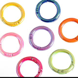 Metal Round Carabiner Keyring (25pcs)