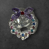 24mm Alloy Rhinestone Garland Beads