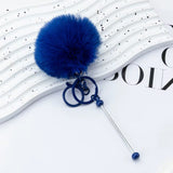 Beadable PomPom Keychain