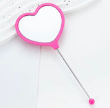Heart Shaped Beadable Mirror
