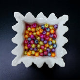 8mm Bright Double Layered Beads