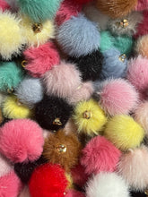 16mm Fuzzy Pendant Beads Mix-K10