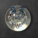 24mm Alloy Rhinestone Garland Beads