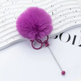 Beadable PomPom Keychain