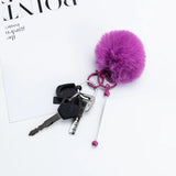 Beadable PomPom Keychain