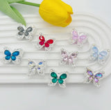 Rhinestone Metal Butterfly