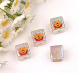 16 mm P. Bear Cube Beads Mix (10pc)-C21