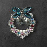 24mm Alloy Rhinestone Garland Beads