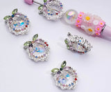 24mm Alloy Rhinestone Garland Beads