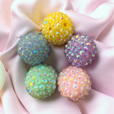 18mm Rhinestones Beads Spring Mix