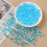 8mm Double Layer Hexagon Small Acrylic (Single Colors)