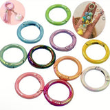 Metal Round Carabiner Keyring (25pcs)