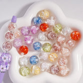 16mm Encapsuled Rose Beads