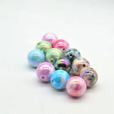 16 mm Marbled AB Covered Beads Mix-I23