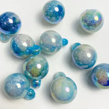 16mm Marbled Pendant Beads (Mix and Single Color)