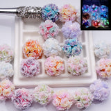 20mm Luminous Bicolor Rose Beads (5pcs)