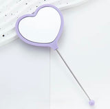 Heart Shaped Beadable Mirror