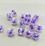 8mm Double Layer Hexagon Small Acrylic (Single Colors)