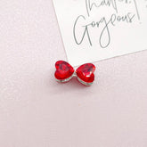 Metal Rhinestone Bow