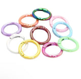 Metal Round Carabiner Keyring (25pcs)