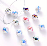 16mm Heartbeat Print AB Beads Mix-L21