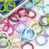 Metal Round Carabiner Keyring (25pcs)