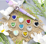 Rhinestone Metal Heart