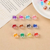 8mm Double Layer Hexagon Small Acrylic (Single Colors)