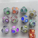 21mm Rhinestone w Gradient Cristal Beads