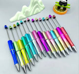 Metalic Electroplated Beadable Pens