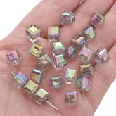 8mm Glossy Clear Cube
