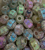 18mm Fancy Crystal and Rhinestone Beads (5pcs)