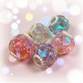 16mm Sugar and Diamonds Beads (5pcs)