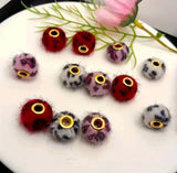 Animal Print Spacer Beads-Q18