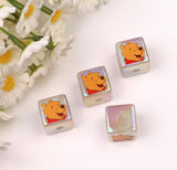 16 mm P. Bear Cube Beads Mix (10pc)-C21