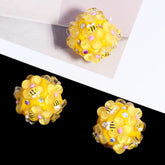 16mm Flower and Bees Beads